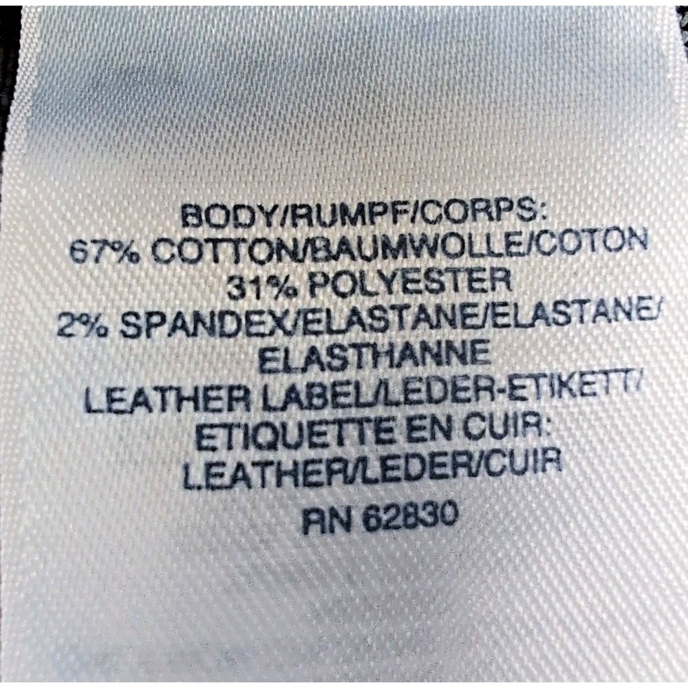 Lands' End High Rise Straight Jeans Size 12 Petite Dark Wash Indigo Stretch NEW - Picture 10 of 16